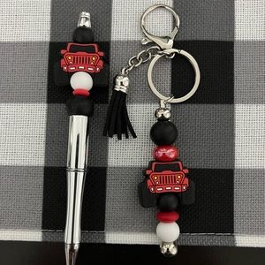 NEW HANDMADE KEYCHAIN AND PEN